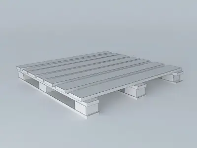 Wooden pallet Free 3D model purchase