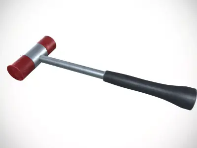 Industrial Hammer Low-poly 3D model purchase