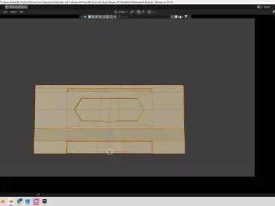 Sci-Fi Futuristic Road Barrier v1 Low-poly 3D model
