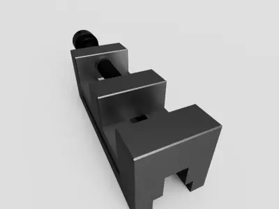 Mechanical Vise Free 3D model