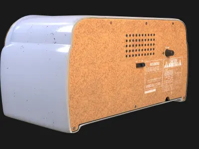 Radio 3D model 4