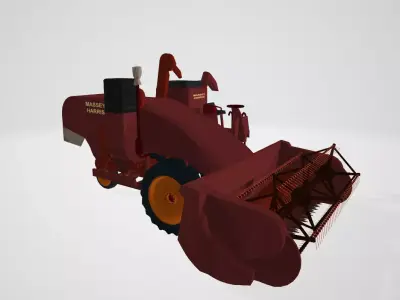 Massey Harris Combine Harvester 3D model