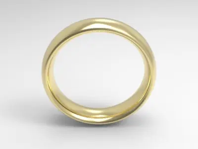 woman solitaire ring 7 part r00129 3D print model