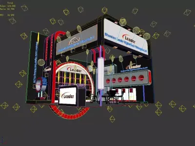 Exhibition - Area - 6X6-3DMAX2009-04 3D model