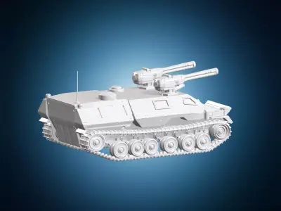 Land Raider Tank Miniature 3D Print Model 3D print model
