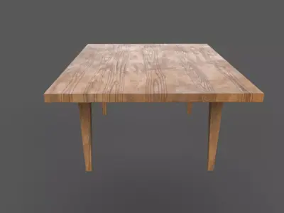 Table Low-poly 3D model purchase