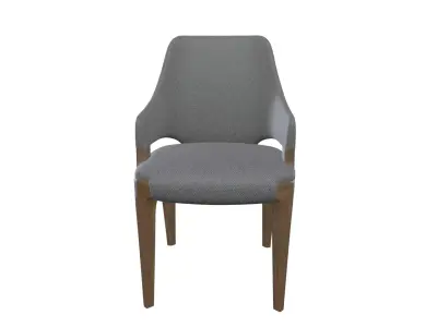 Chair MO 001 - Contemporary Minimalist Dining Chair 3D model