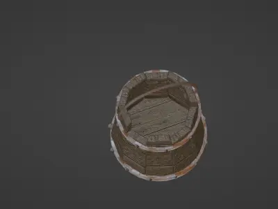 Old Bucket Free 3D model purchase