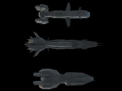 Spaceships spaceship 3D model