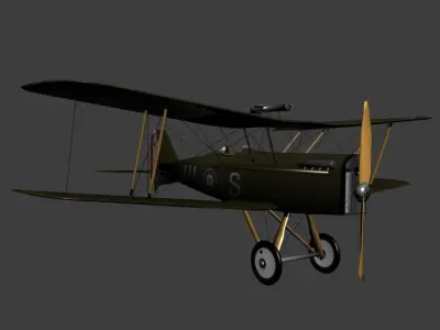 RAF Se5 Low-poly 3D model