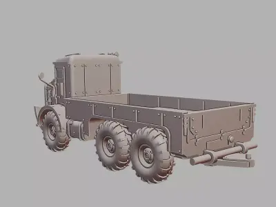 Warden Heavy Truck Off Road Vehicle 3D Printable  3D print model