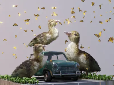 what the duck 3D model