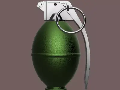 M26 grenade for cosplay 3D print model purchase