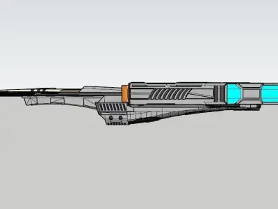 Refit model of an Arbiter class battleship 3D print model
