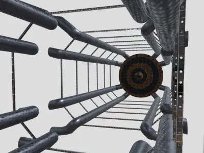 SuperCollider metal rack Free 3D model