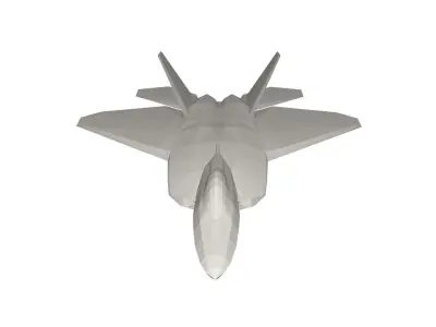 Military Plane concept Low-poly 3D model by vlad25