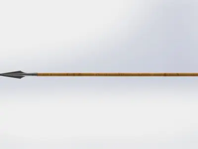 WG 7011 - Spear Low-poly 3D model