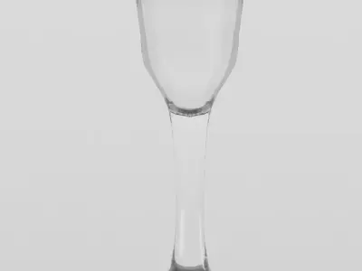 Antique Wine Glass 3D model