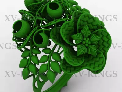 NEW TURKISH RING XV-17 3D print model