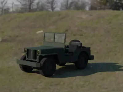 Willys Jeep Free 3D model