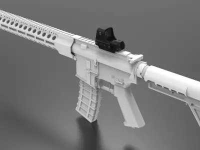 Holosun 510C Gen1 Low-poly 3D model