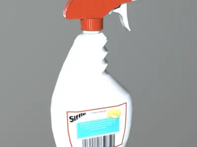 CC0 - Spray Cleaner - Siffie Free low-poly 3D model