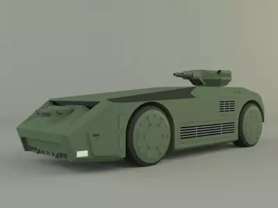 Aliens M577 APC vehicle 3D model