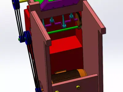 Walnut Shelling Machine  3D model