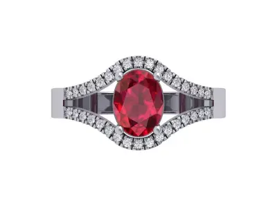 Wedding Ring  3D print model 278