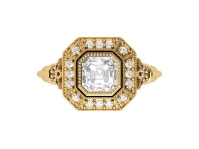 Wedding Ring  3D print model 439