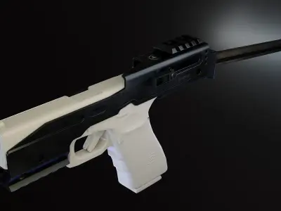 USW-G17 conversion kit Low-poly 3D model