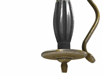 sword sabre 02  3D model