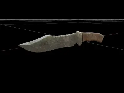 Hunting Knife Free 3D model