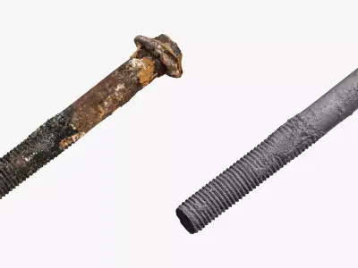 Broken Bolt 01 RAW SCAN 3D model