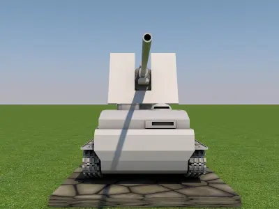 3D model of Tank Free 3D model