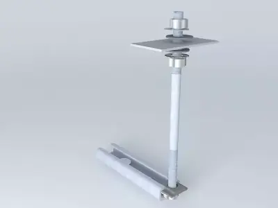 Earthquake bracing for Data Center Cabinets 3D model