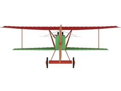 AIRCRAFT FOKERR7 3D model