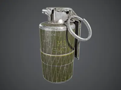 M18 GRENADE Low-poly 3D model