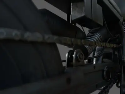homefront motorcycle PBR 3D model