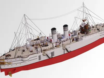 Classic Yacht  3D model