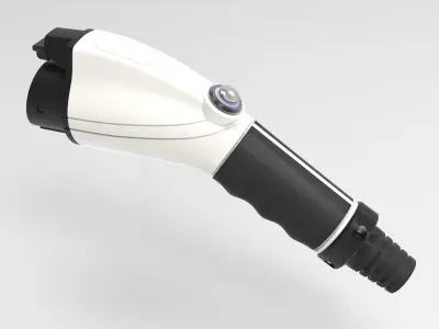EV charger type 1 plug SAE J1772 3D model