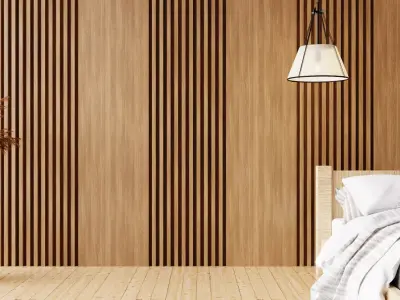 Wall wood V27 Free low-poly 3D model