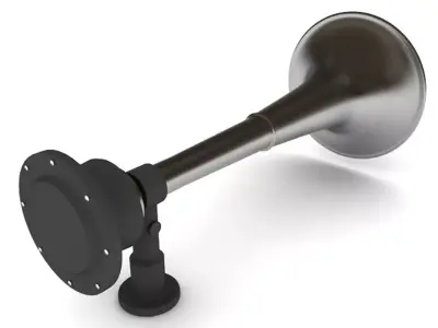Vehicle Air Horn Low-poly 3D model