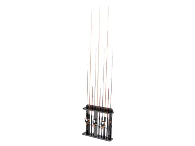 fishing rod Low-poly 3D model purchase