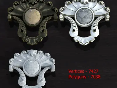 Handles Vol 04 Low-poly 3D model