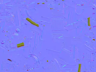 Brown Pistol 3D model purchase