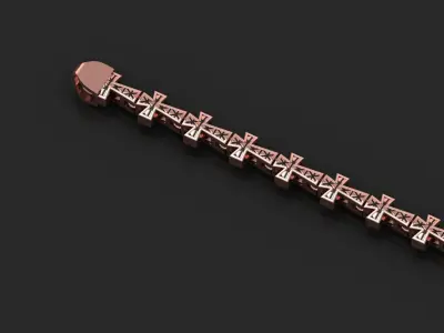 8MM Top Selling Antique Jesus Cross  3D print model