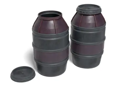 Cargo Container Barrel 1-6 scale Hottoys 3D print model