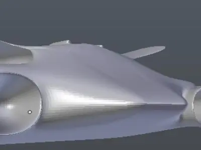 The Stinger eagle Free low-poly 3D model