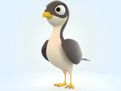 Falcon 3D model purchase